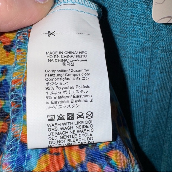 Emery Rose by SHEIN Floral Multicolor Dress - Picture 5 of 7